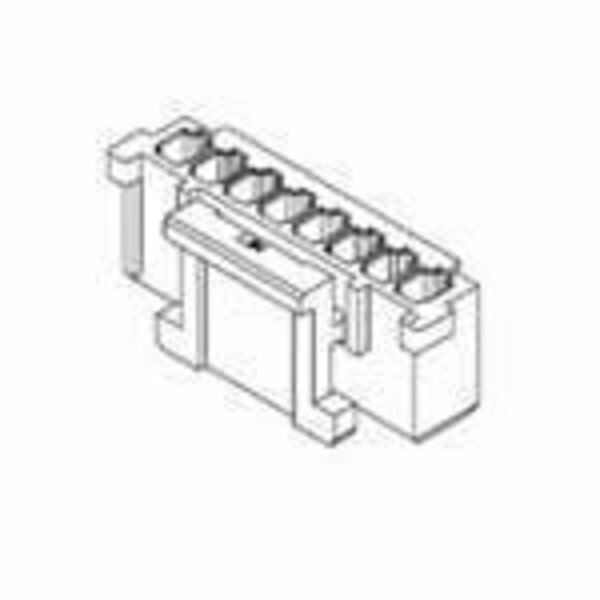 Molex Board Connector, 3 Contact(S), 1 Row(S), Female, Straight, 0.079 Inch Pitch, Crimp Terminal,  355070304